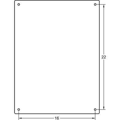 Back Line - Polished Stainless Steel Glass Free Shatter Proof Mirror