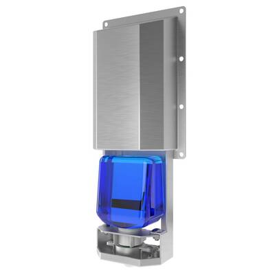 Open - Vandal Resistant Sloped Top Manual Foaming Soap Dispenser or Hand Sanitizer Dispenser