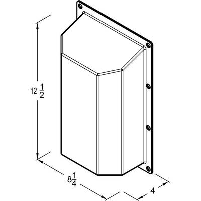 Front Line - Vandal Resistant Sloped Top Manual Foaming Soap Dispenser or Hand Sanitizer Dispenser