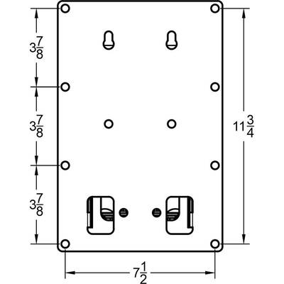 Back Line - Vandal Resistant Sloped Top Manual Foaming Soap Dispenser or Hand Sanitizer Dispenser