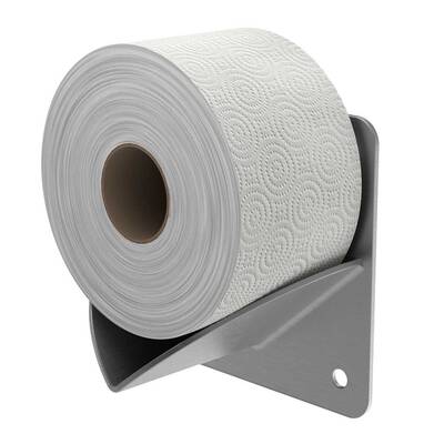 Front - Wall Mounted Single Toilet Roll Paper Holder - CDCR Compliant