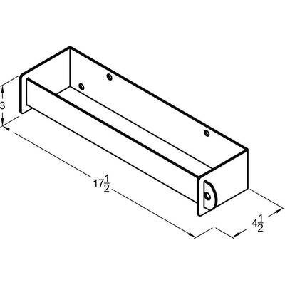 Front Line - Non Shrouded Bar Style Toilet Paper Dispenser