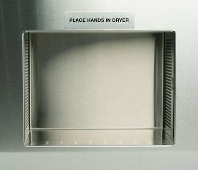 Front Close - PD-PDC-R10 Touchless Hand Dryer - Recessed Model