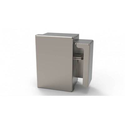 Front - Vandal Resistant 1 Gang Outdoor Electric Receptacle Lock Box