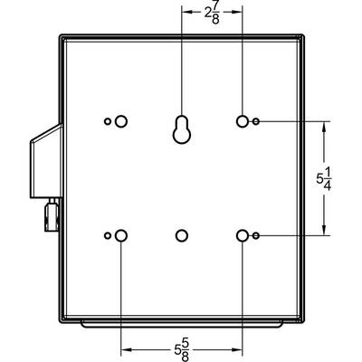 Back Line - Vandal Resistant Narrow C-Fold Paper Towel Holder