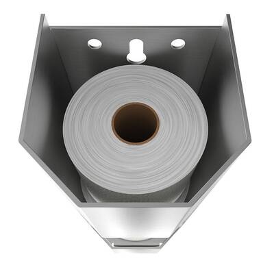 Open - Vandal Resistant Two Roll Vertical Toilet Paper Holder