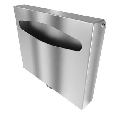 Front - Heavy Duty High Capacity Three Roll Shrouded Stainless Commercial Toilet Paper Holder